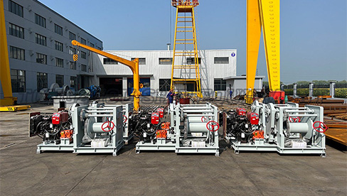 Treuil à moteur diesel
